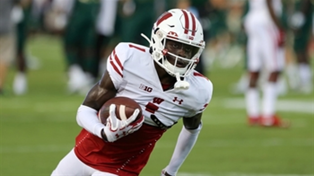 No. 14 Wisconsin's Aron Cruickshank returns kickoff for touchdown against Nebraska