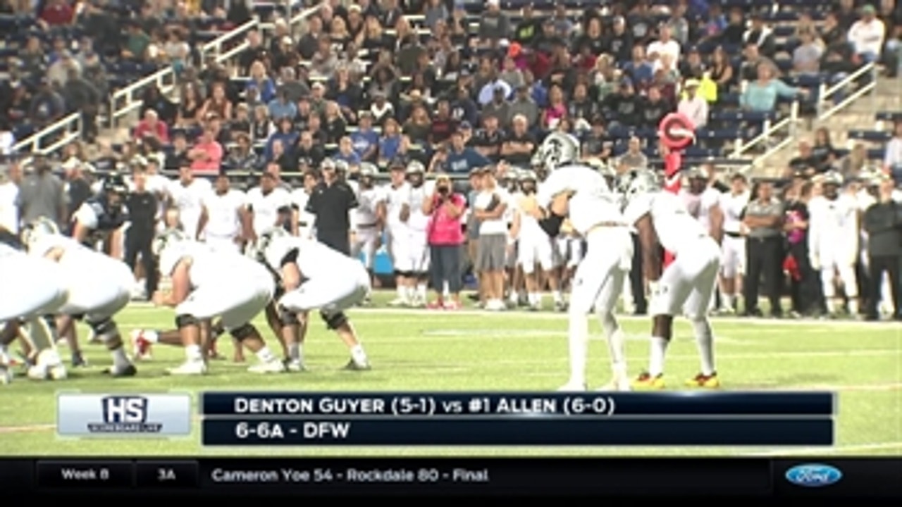 HS Scoreboard Live: Denton Guyer vs. Allen