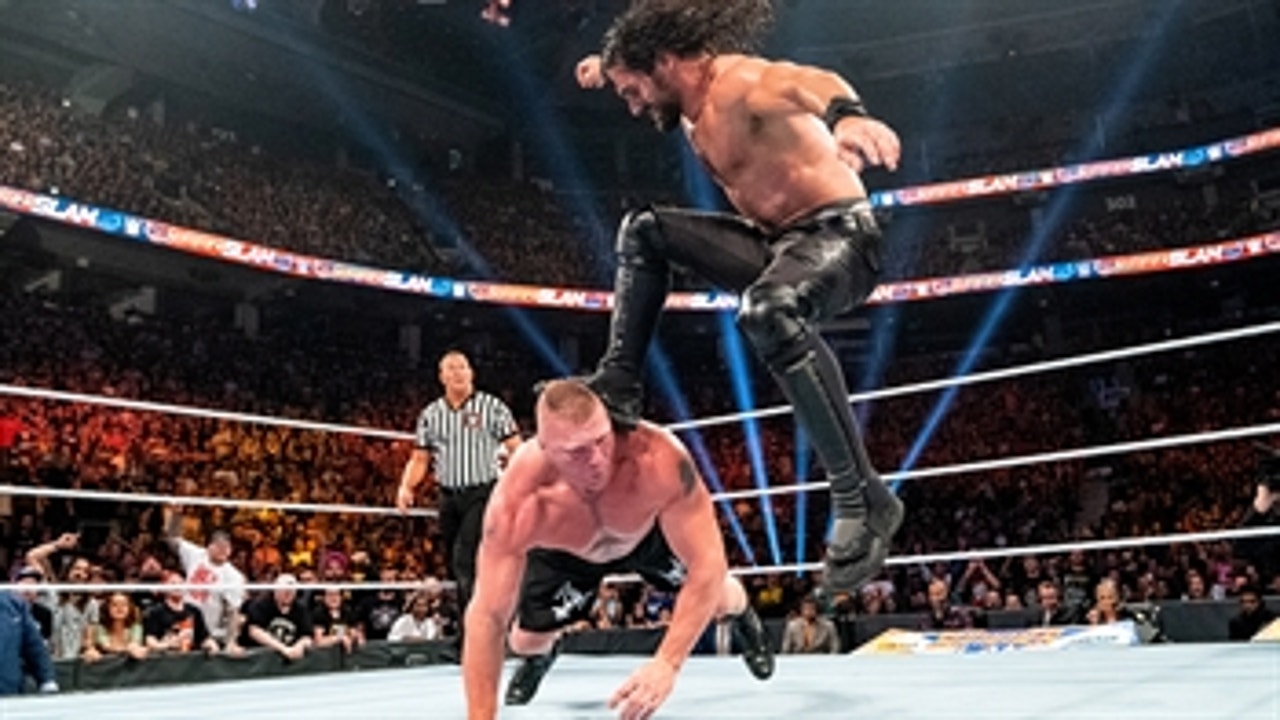 Brock Lesnar vs. Seth Rollins Universal Title Match SummerSlam 2019 Full Match