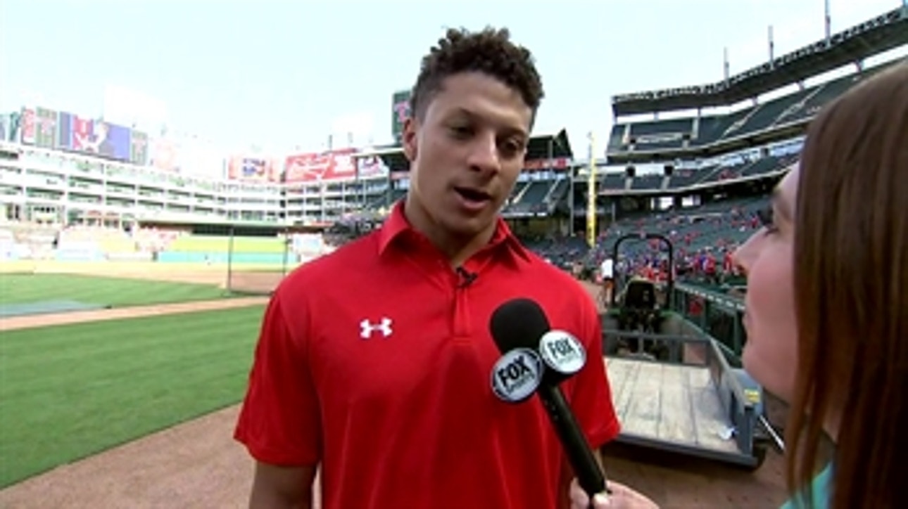 Patrick Mahomes Representing Raider Nation On Texas Tech Night