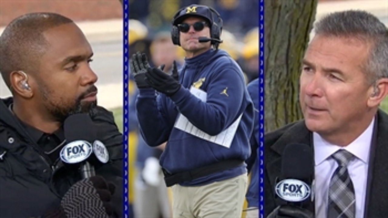 Urban Meyer & Charles Woodson on importance of "The Game" to Jim Harbaugh's future