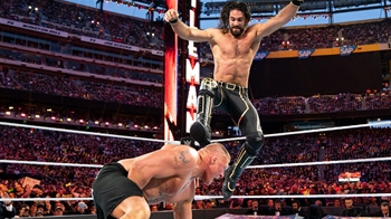 Brock Lesnar vs. Seth Rollins - Universal Title Match: WrestleMania 35 (Full Match)