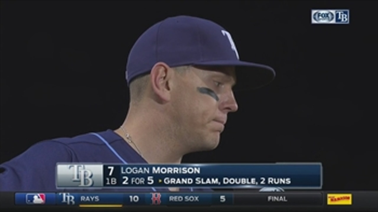 Logan Morrison on grand slam: I was able to put a good swing on a changeup