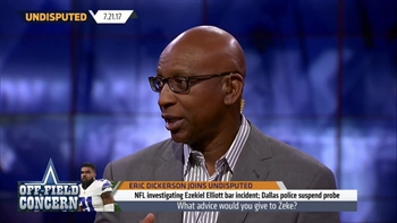 Eric Dickerson gives some advice to Ezekiel Elliott ' UNDISPUTED