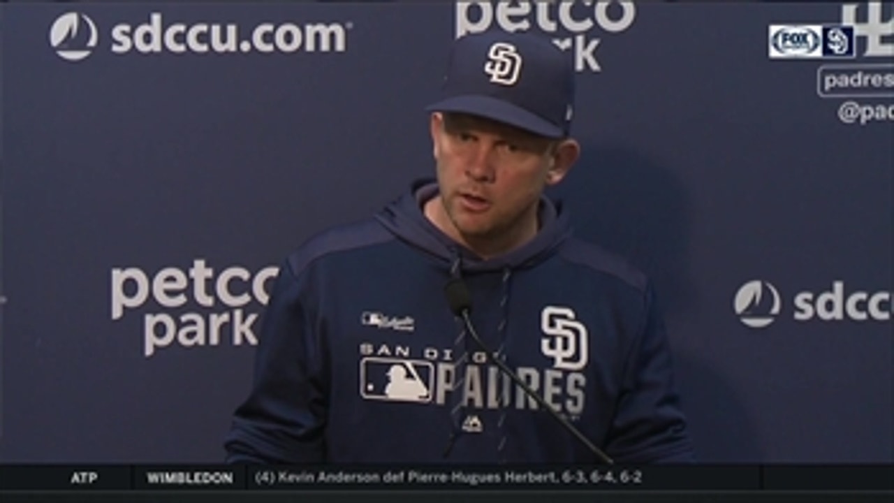 Andy Green details the Padres 13-2 loss to the Giants