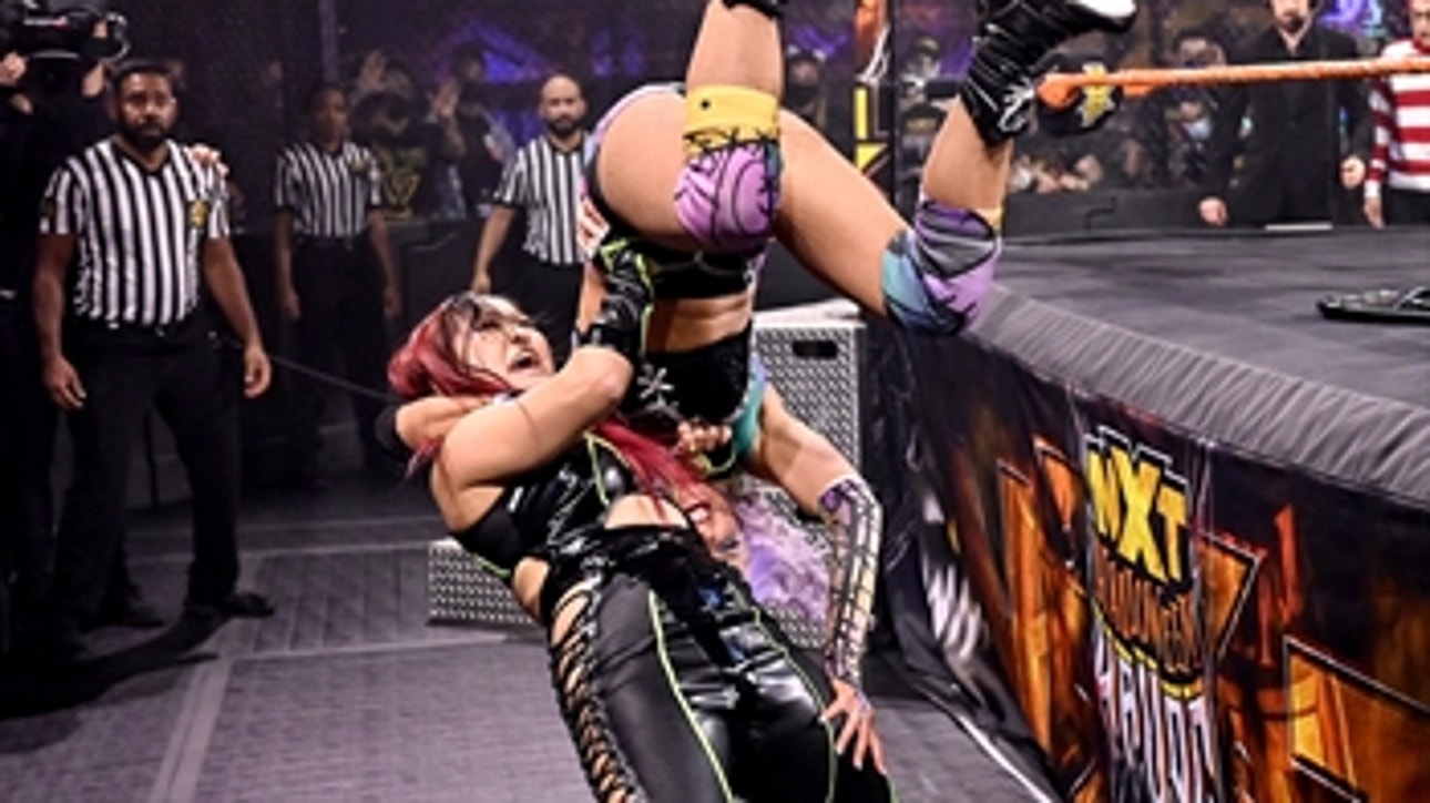 Io Shirai vs. Candice LeRae - NXT Women's Championship Tables, Ladders and Scares Match: NXT Halloween Havoc, Oct. 28, 2020