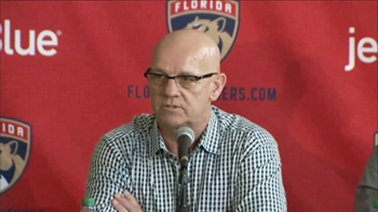 General manager Tom Rowe - Florida Panthers press conference
