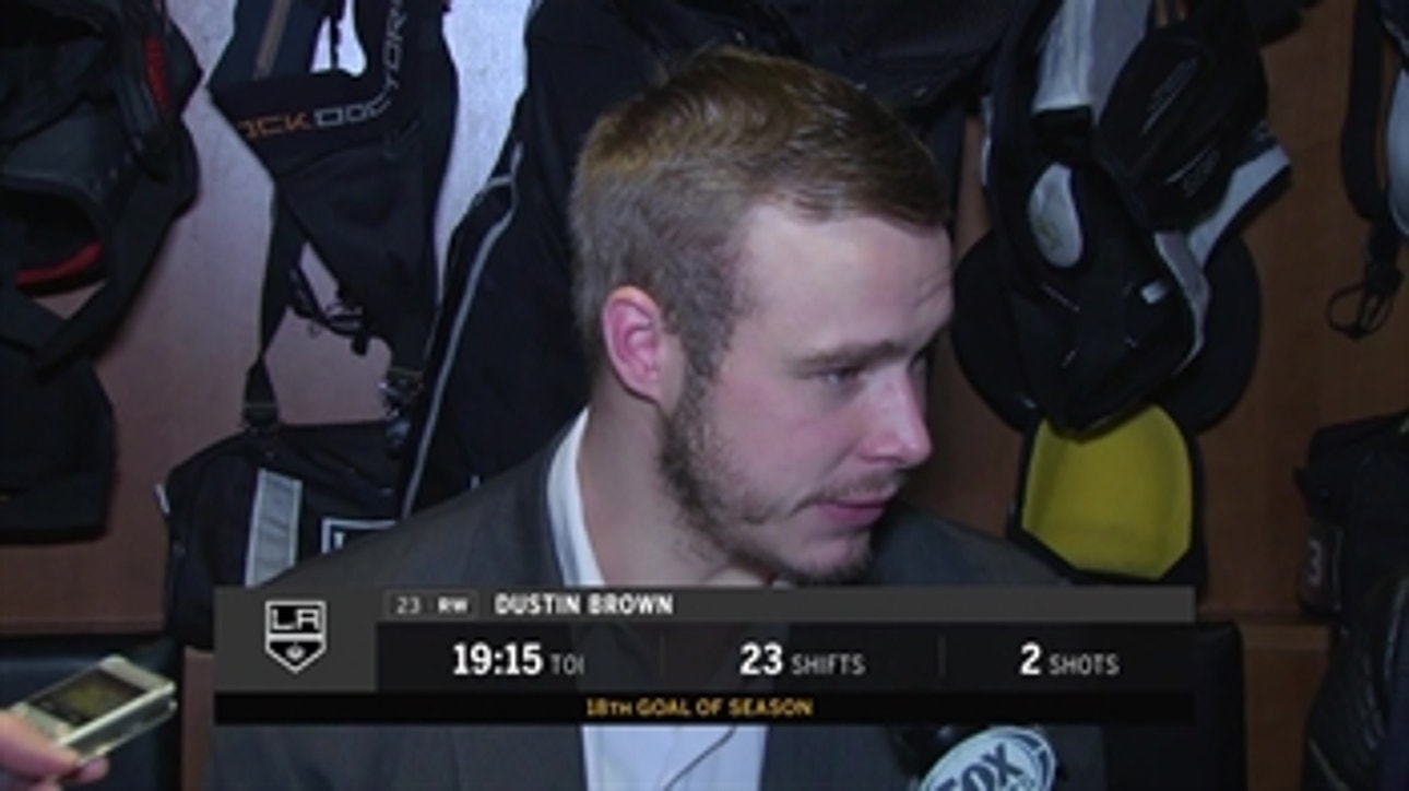 LA Kings Live: 'I knew it was in the net when I was on the ice'...a frustrated Dustin Brown spoke about the controversial final play from his perspective