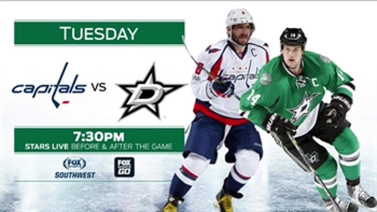 Stars return home to face the Capitals ' Stars Live