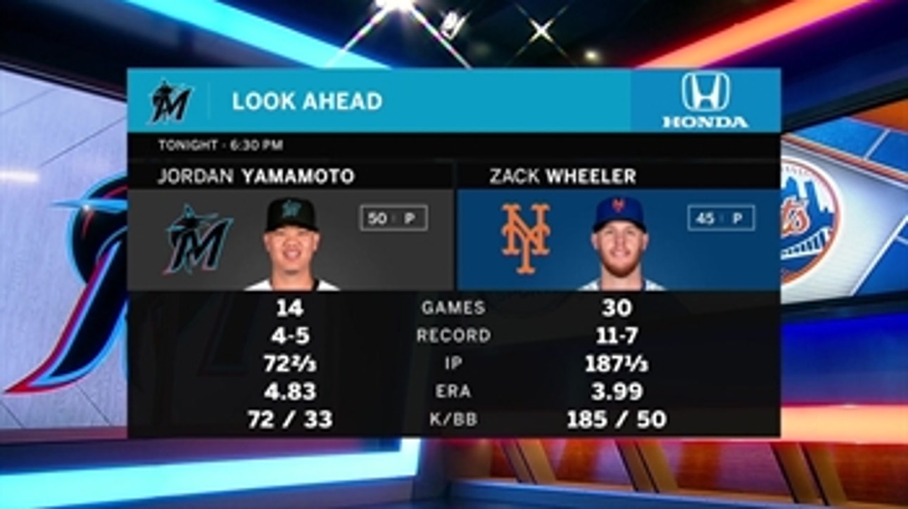 Jordan Yamamoto, Marlins go for series split vs. Mets