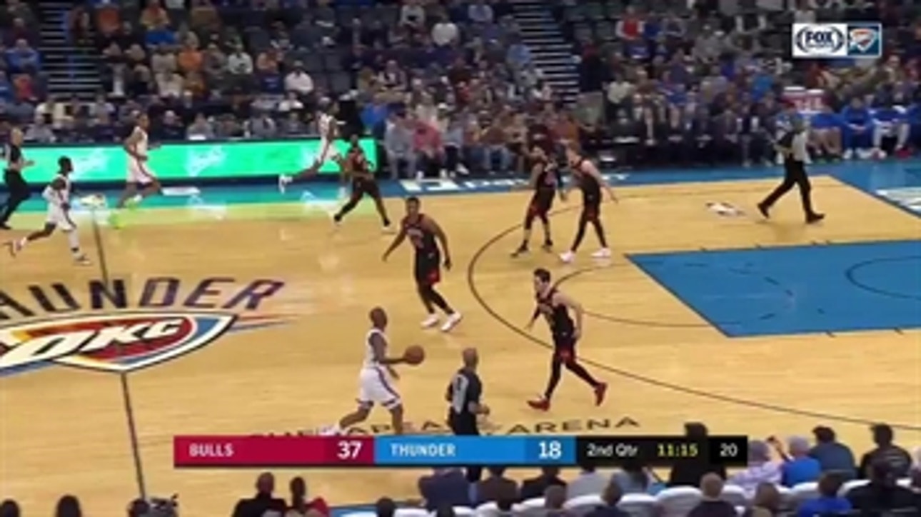 WATCH: Chris Paul helps OKC past Chicago in 109-106 Win