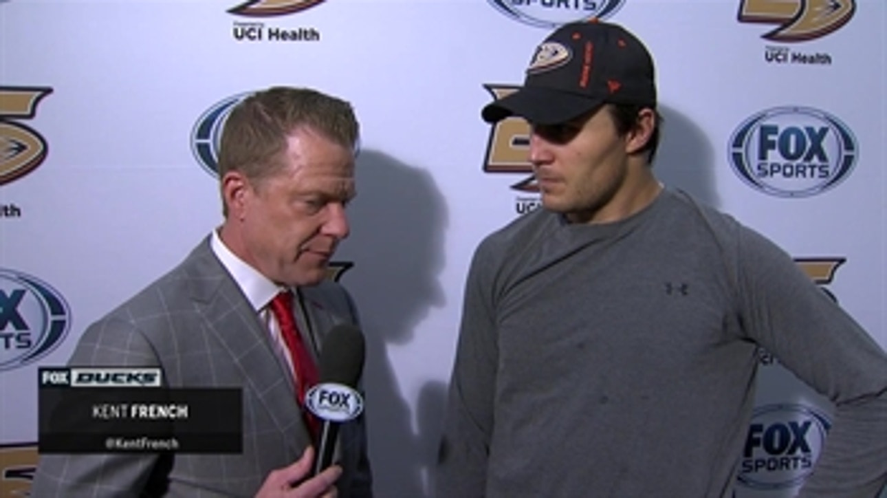 Luke Schenn talks about the Ducks' strong performance on the defensive end