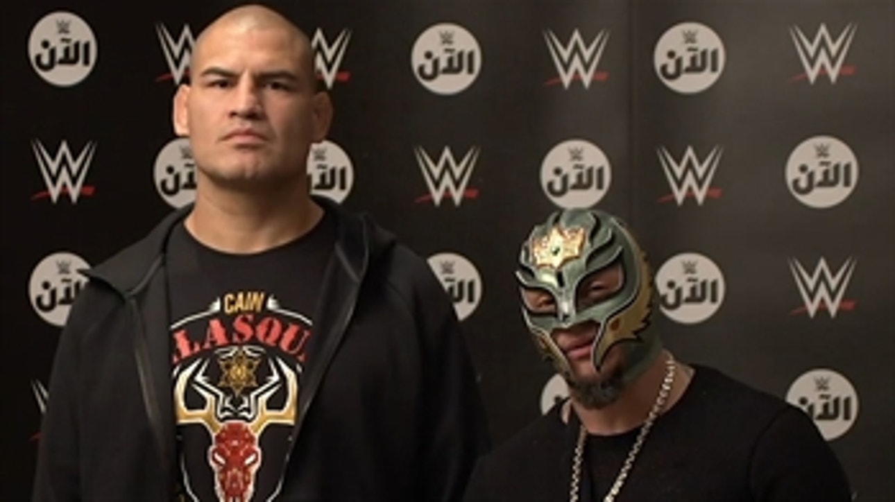 Cain Velasquez & Rey Mysterio Crown Jewel Exclusive Interview - WWE Al An
