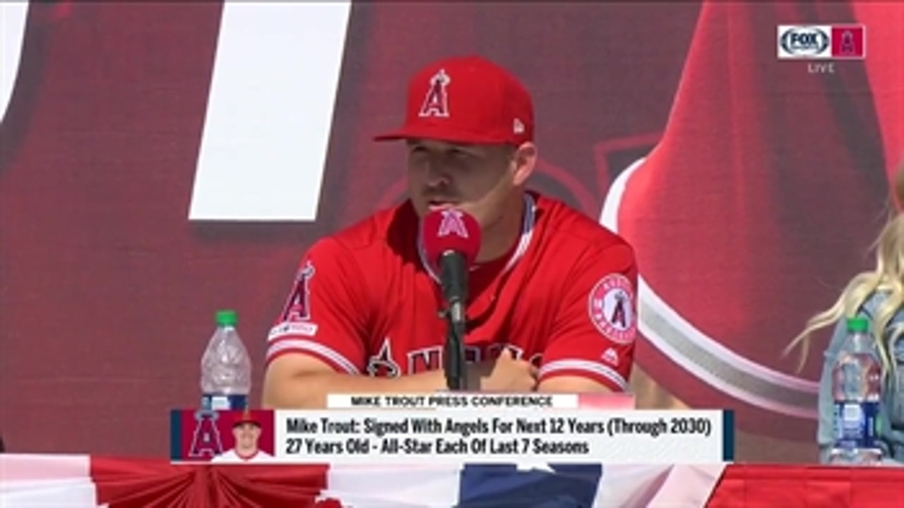 Mike Trout explains loyalty to one team