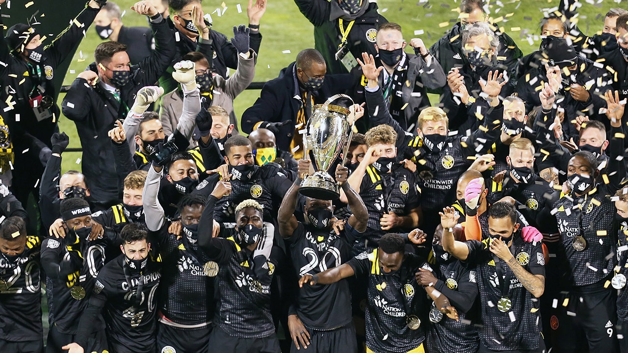 Watch Columbus Crew hoist the MLS Cup trophy for the second time in team history