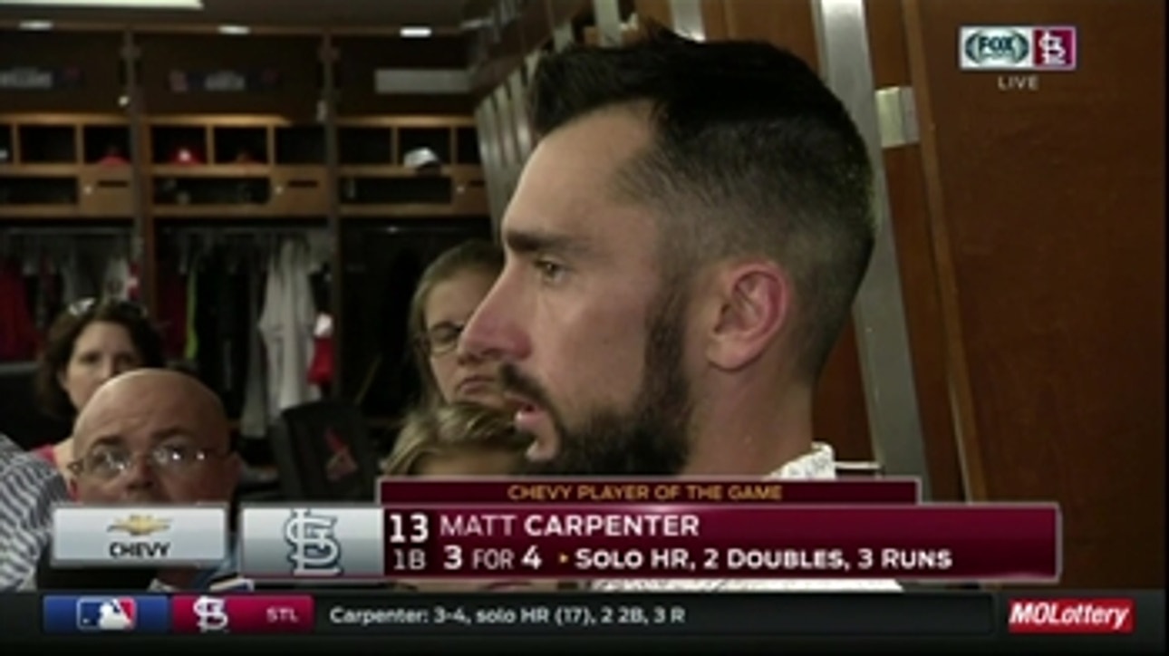 Carpenter on Cards' home struggles: 'You've just got to keep pushing past it'
