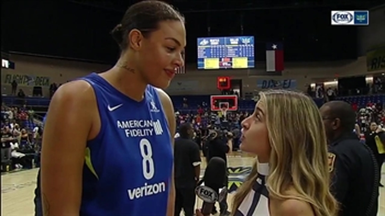 Liz Cambage talks physical 94-90 win vs. Seattle Storm
