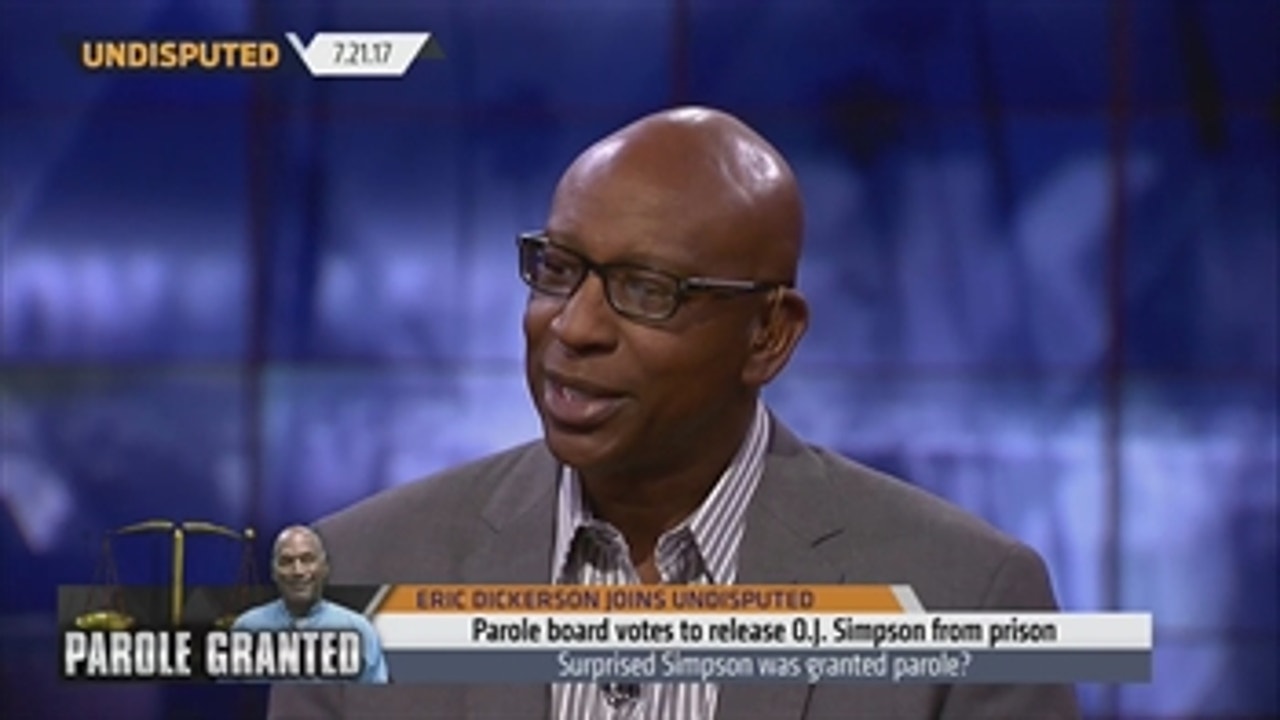 Eric Dickerson thinks it was right that O.J. Simpson was granted parole ' UNDISPUTED