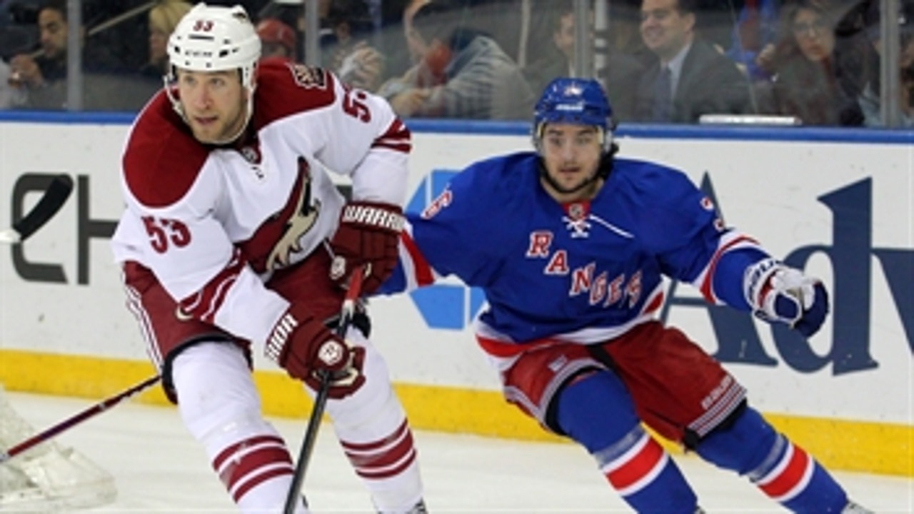 Coyotes dropped in OT by Rangers