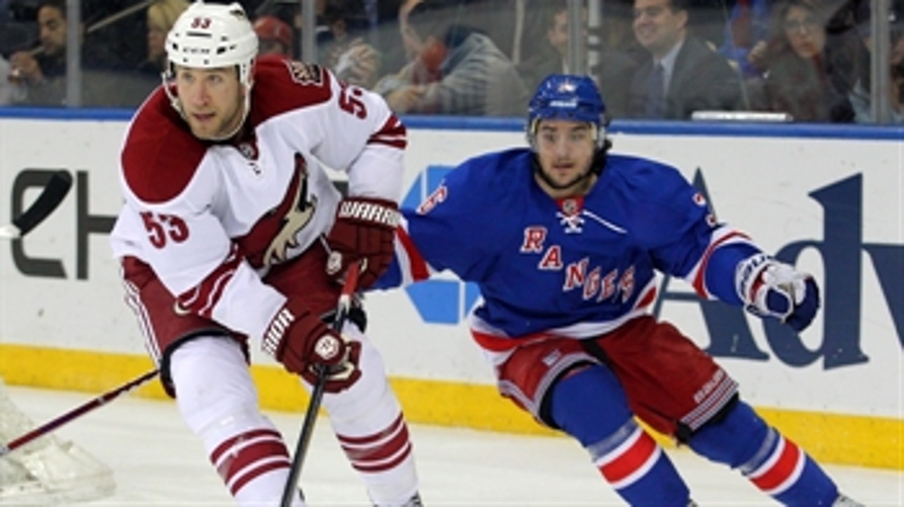 Coyotes dropped in OT by Rangers