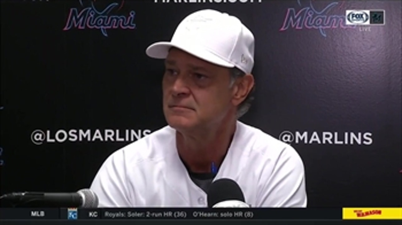 Don Mattingly applauds bullpen for their performance in win over Phillies
