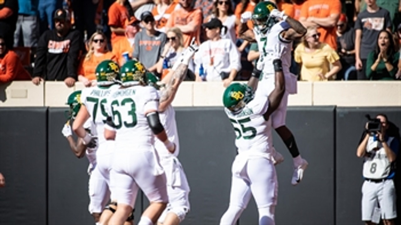 No. 18 Baylor remains unbeaten vs. Oklahoma State behind explosive second half