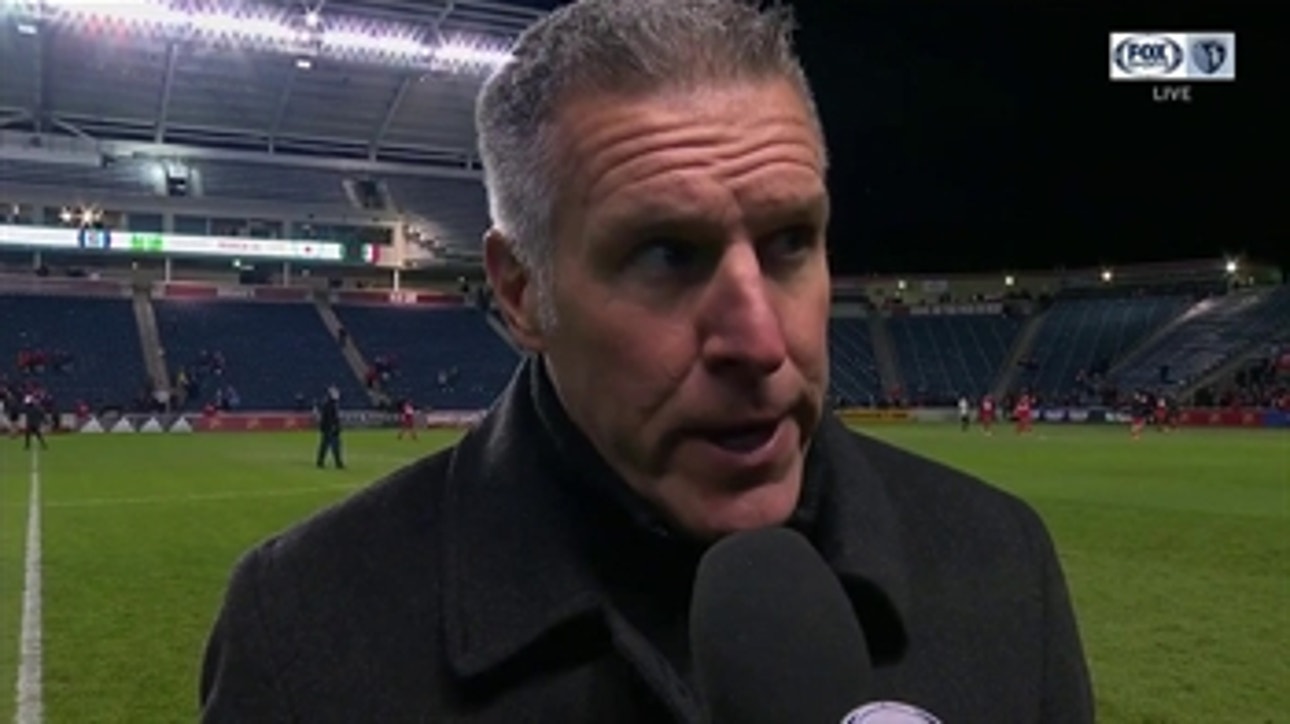 Peter Vermes: 'The good thing is we got away with three' against Fire