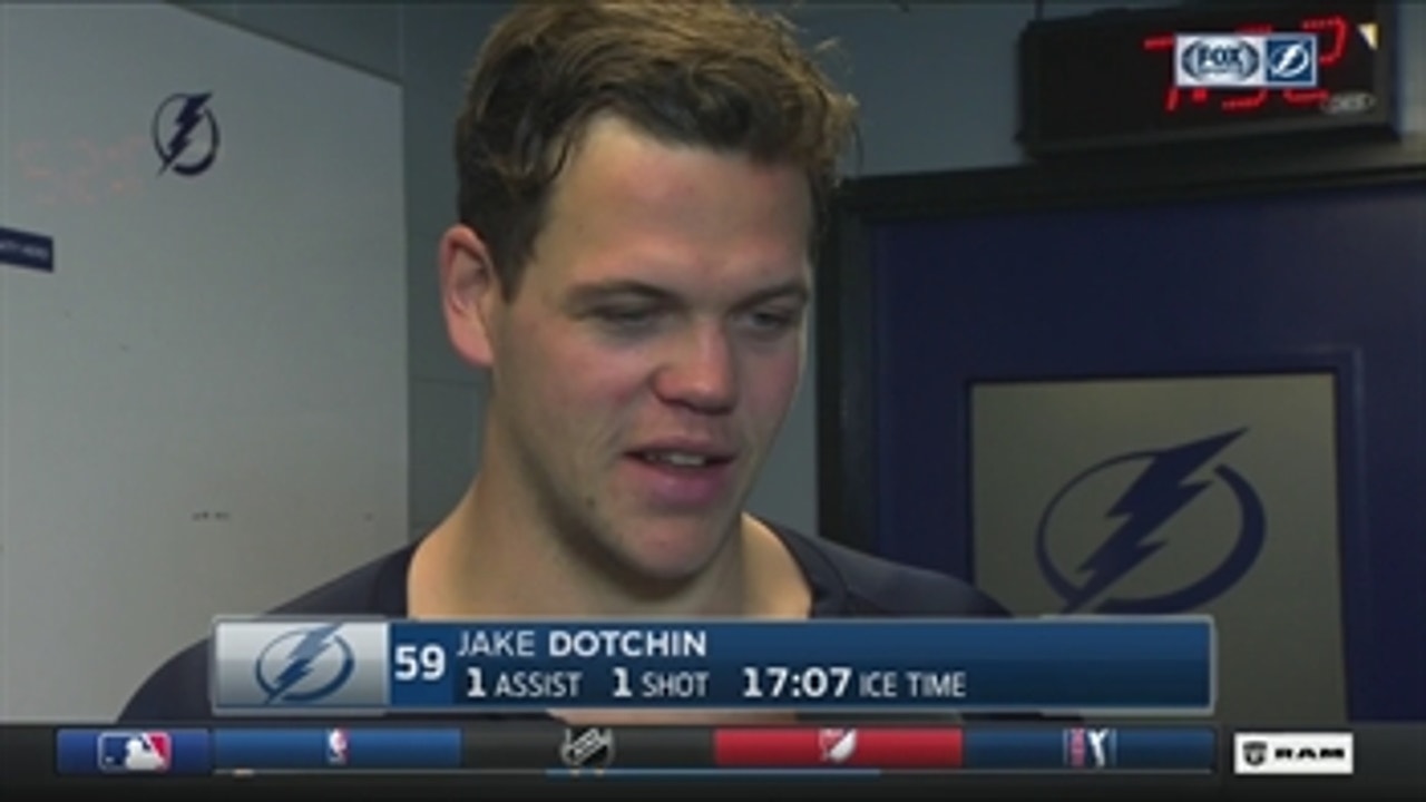 Jake Dotchin -- Lightning vs. Sabres postgame interview