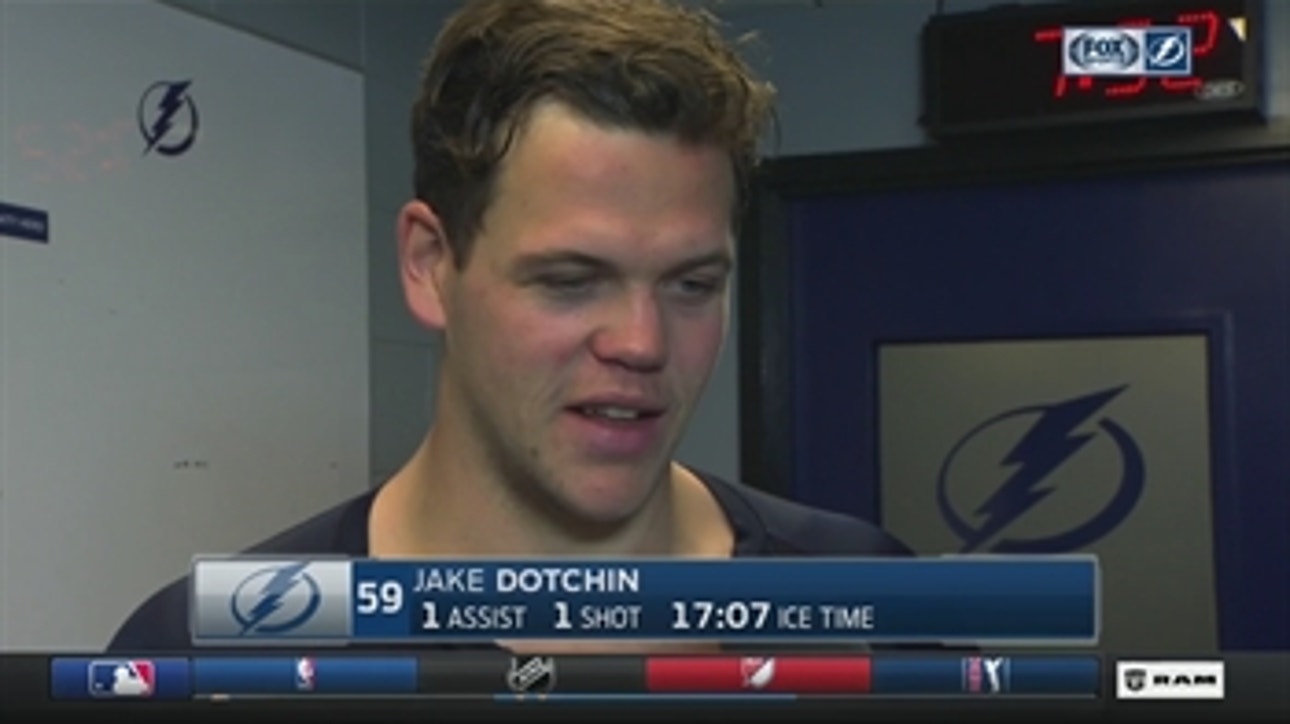 Jake Dotchin -- Lightning vs. Sabres postgame interview