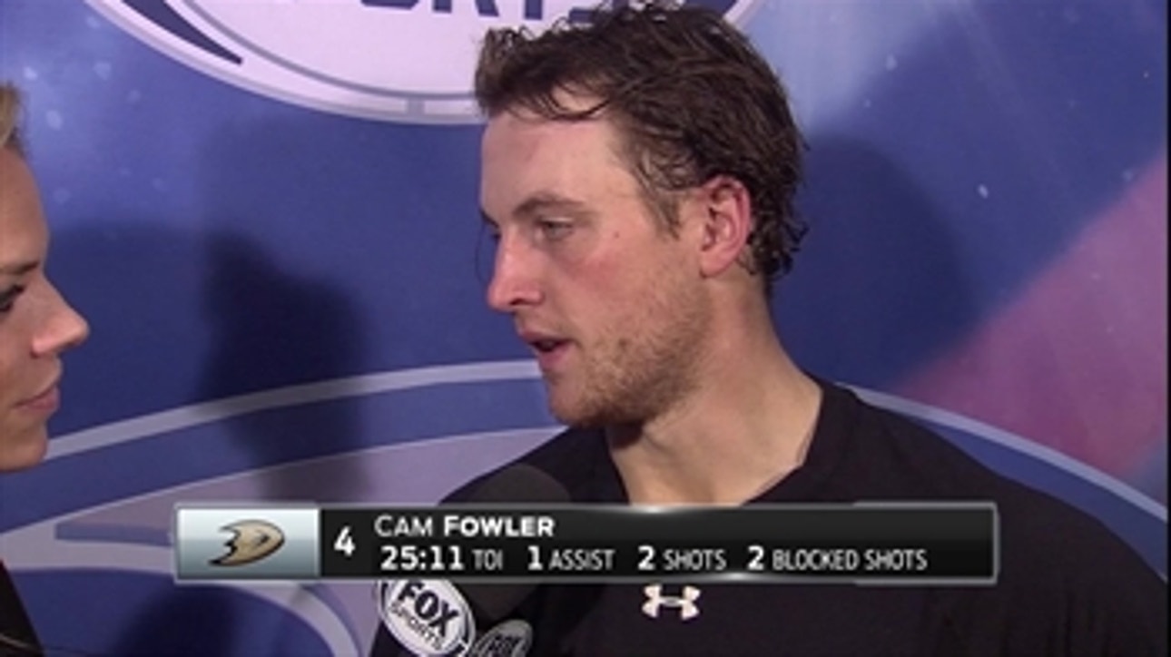 Cam Fowler talks about the importance of a 'complete' game