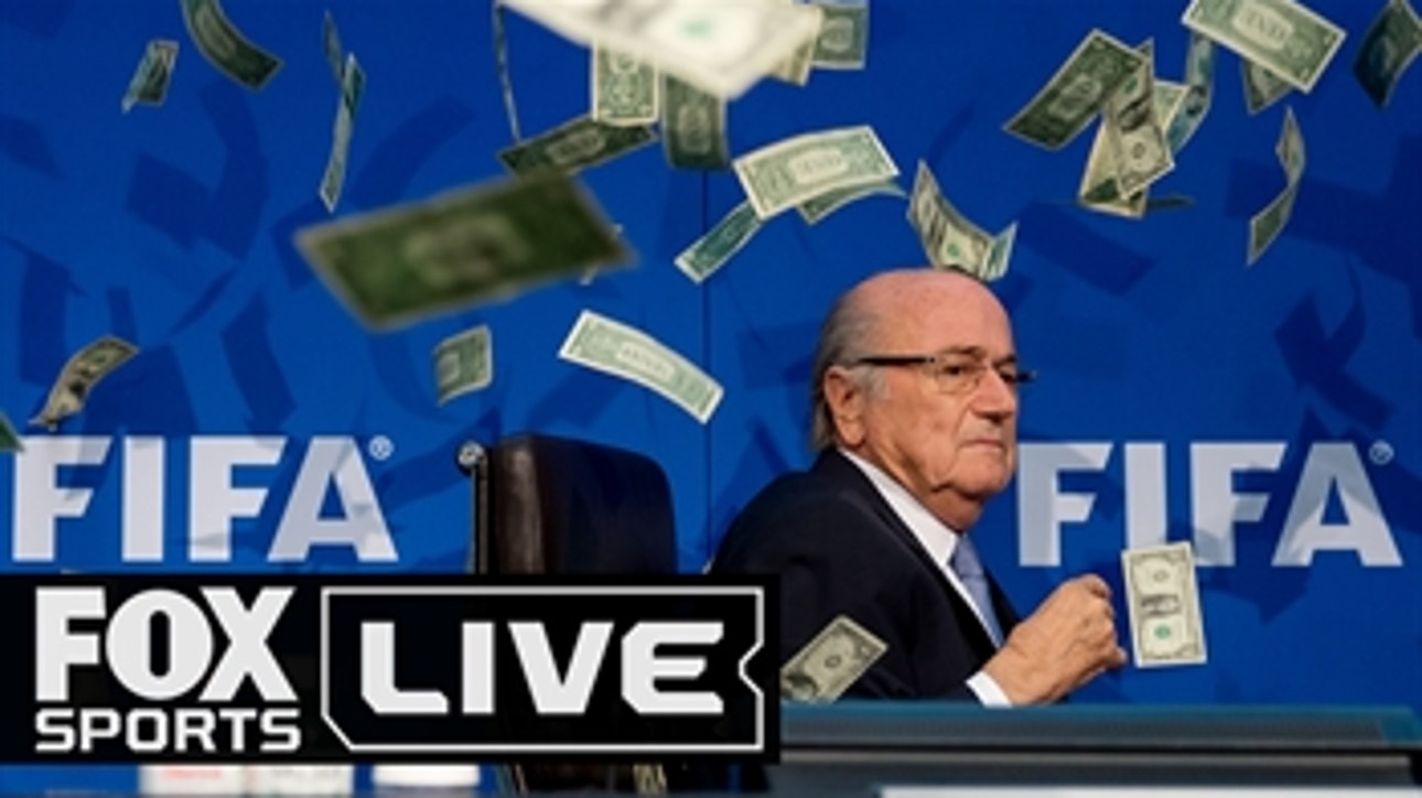 British Comedian Causes Quite a Commotion at Sepp Blatter Press Conference