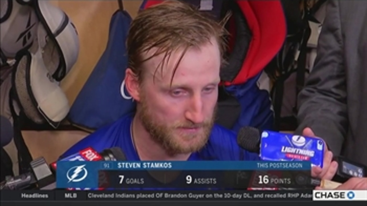 Steven Stamkos: We worked so hard these 3 rounds, and now it's over