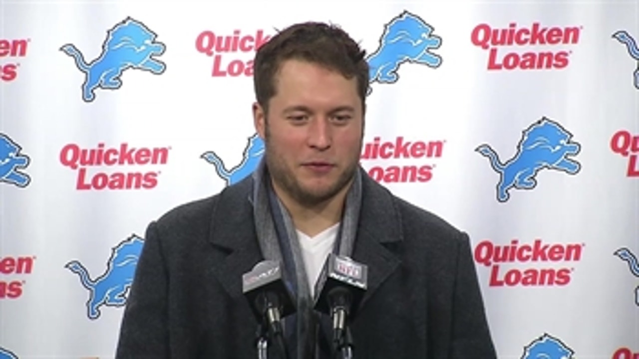 Matthew Stafford explains finger injury endured during win vs. Chicago Bears