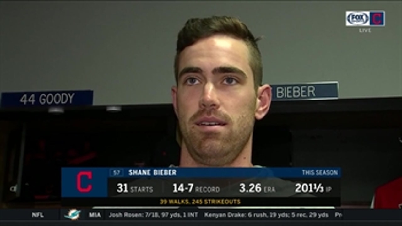 Shane Bieber credits Indians' offense for picking him up vs. Twins