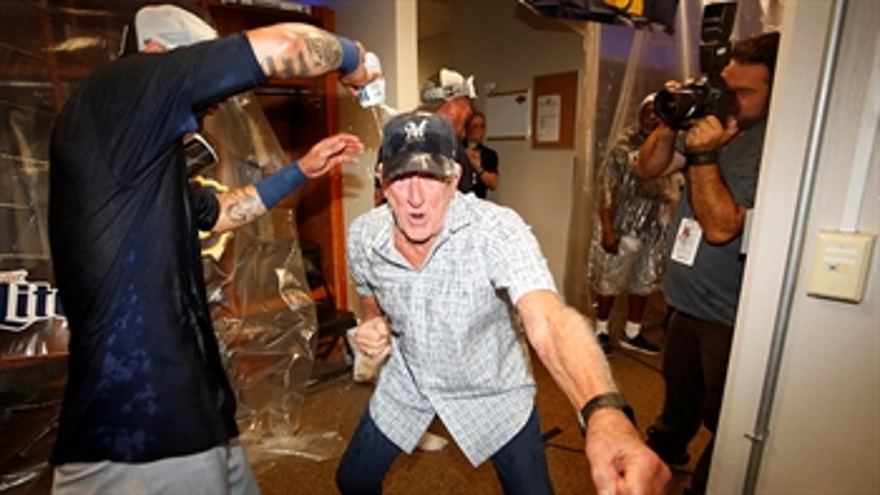 Inside the clubhouse with the playoff-bound Brewers