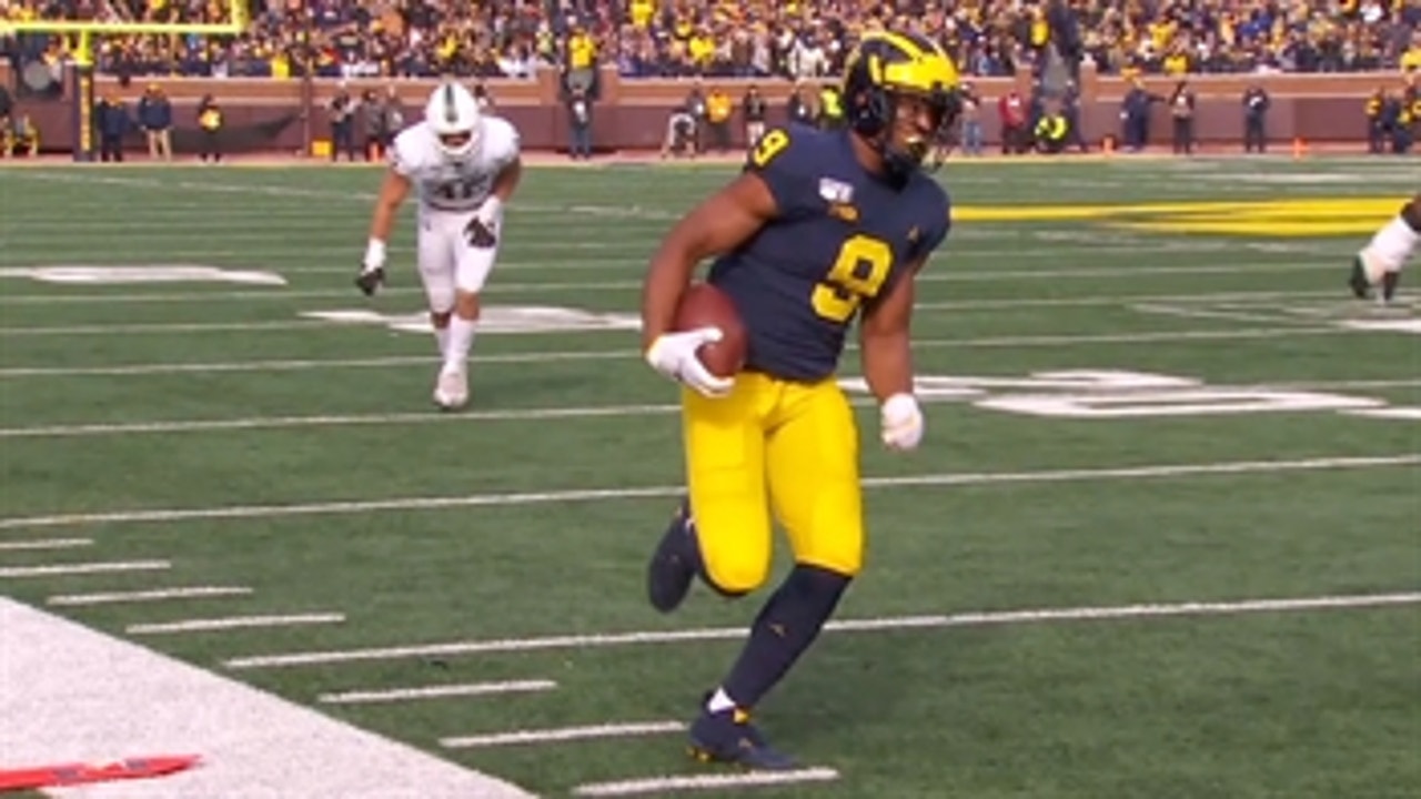 Wolverines capitalizes on Spartans turnover; Peoples-Jones goes 18-yards for a touchdown