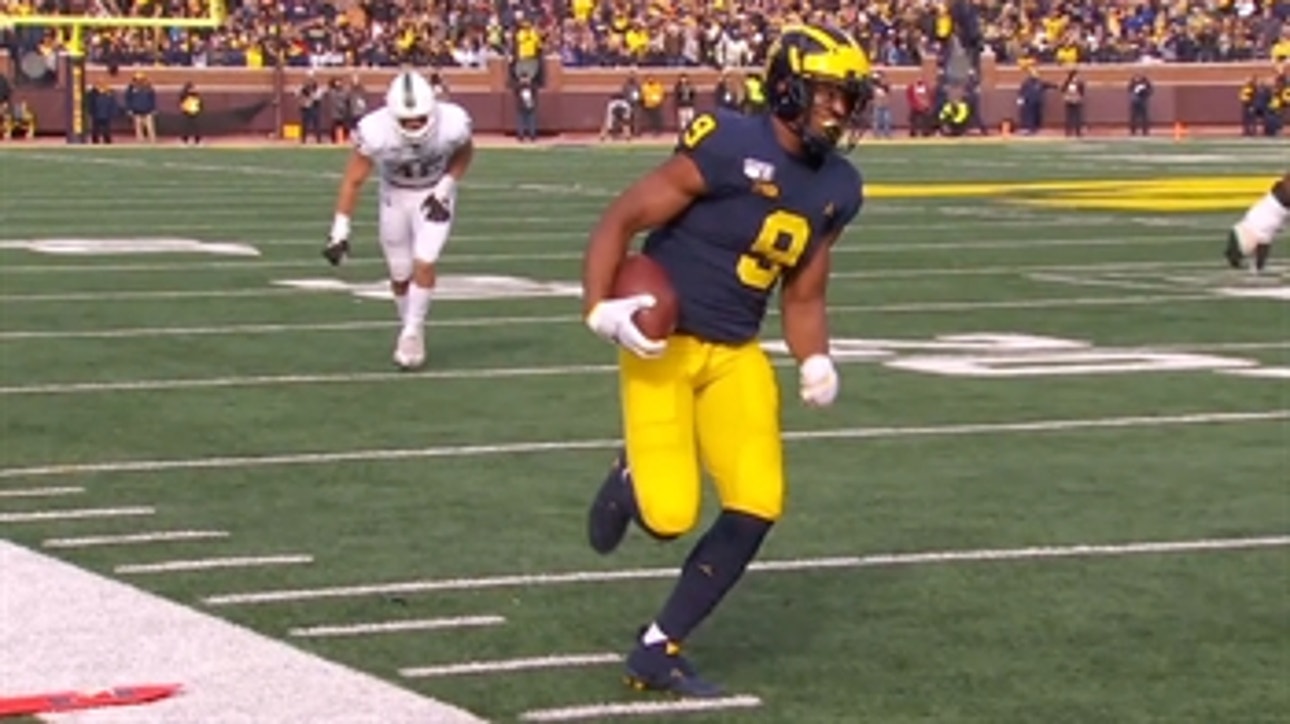Wolverines capitalizes on Spartans turnover; Peoples-Jones goes 18-yards for a touchdown