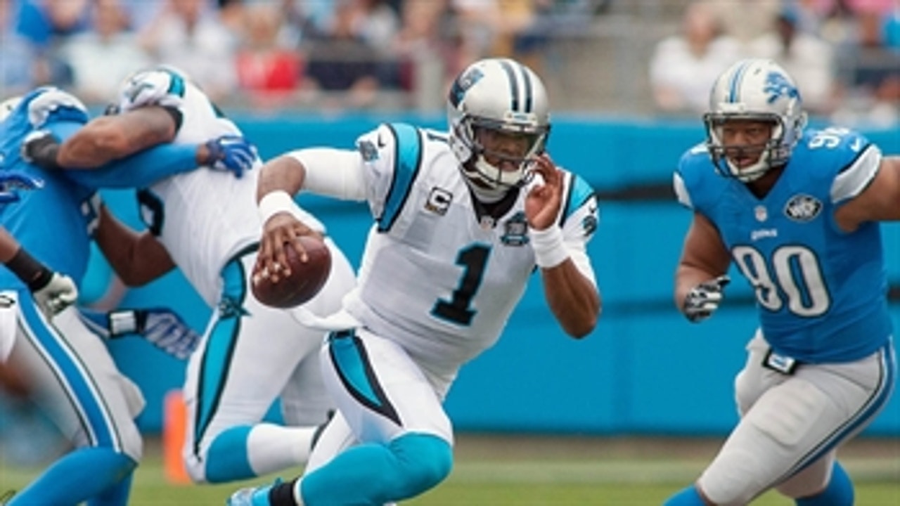 Newton returns, leads Panthers past Lions