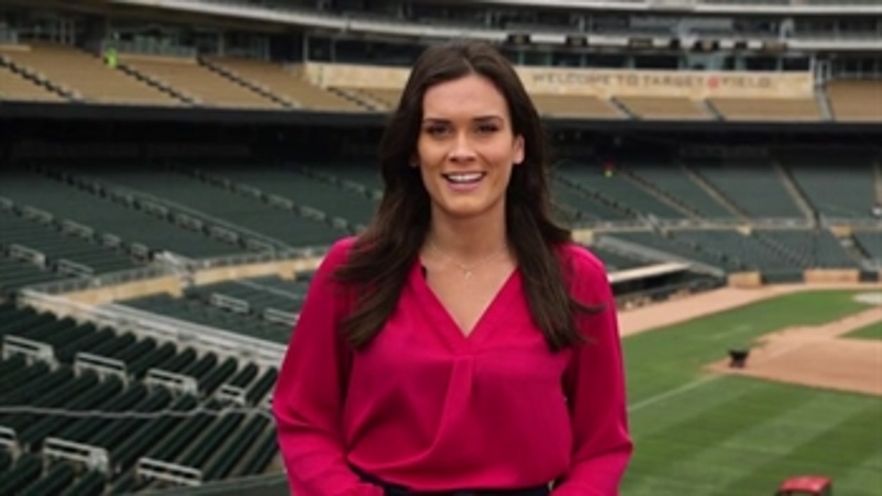 Twins social inning stretch with Katie Emmer