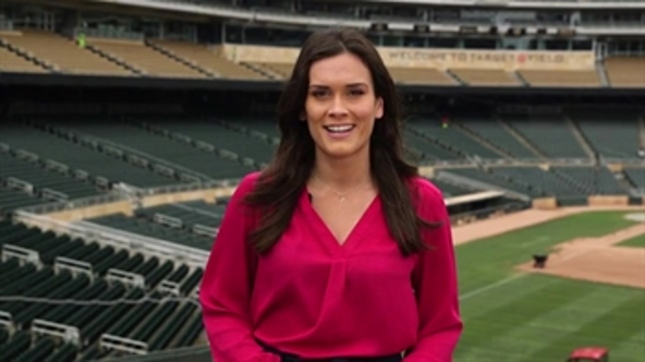 Twins social inning stretch with Katie Emmer
