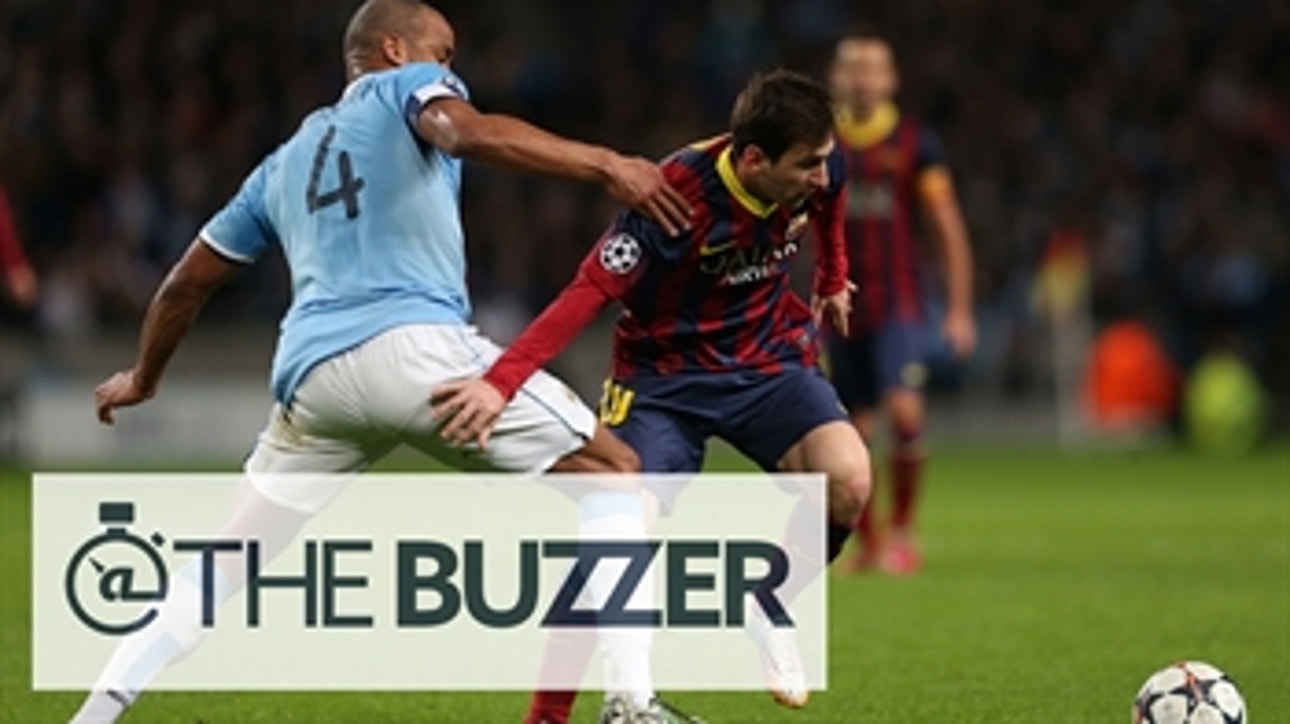 Man City take on Barcelona in Champions League