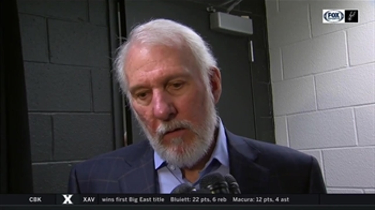 Pop Answers ONE Question following loss to Lakers