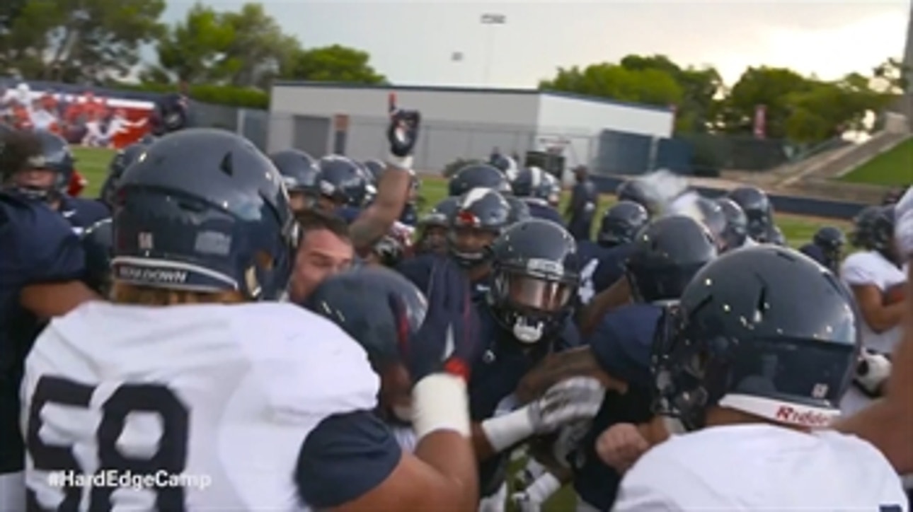 Arizona football team goes nuts when practice is canceled