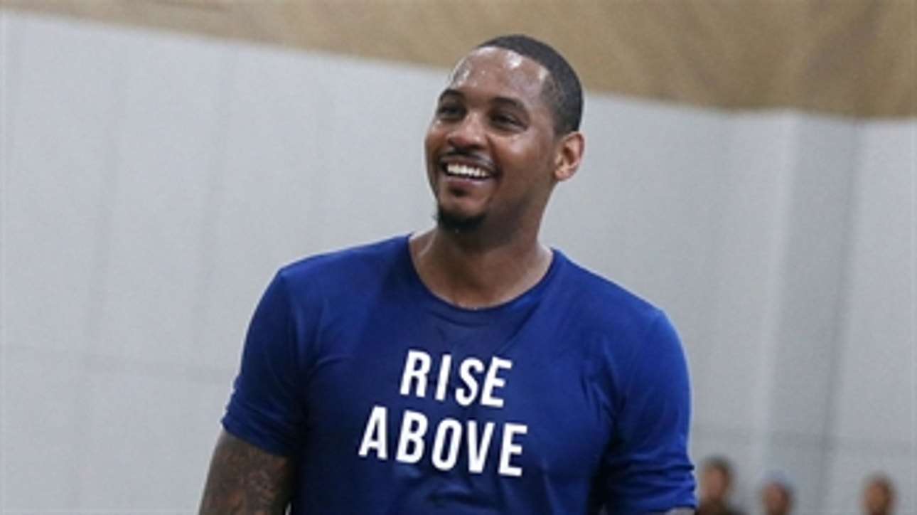 Chris Haynes weighs in on if Carmelo Anthony is being black balled by the NBA