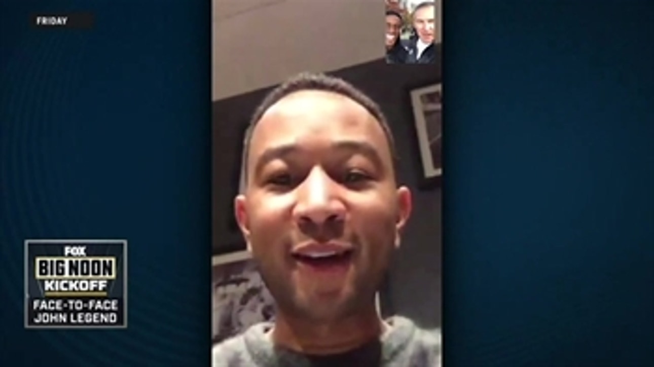 Urban Meyer and Reggie Bush go face-to-face with John Legend ahead of Ohio State's match up with Penn State