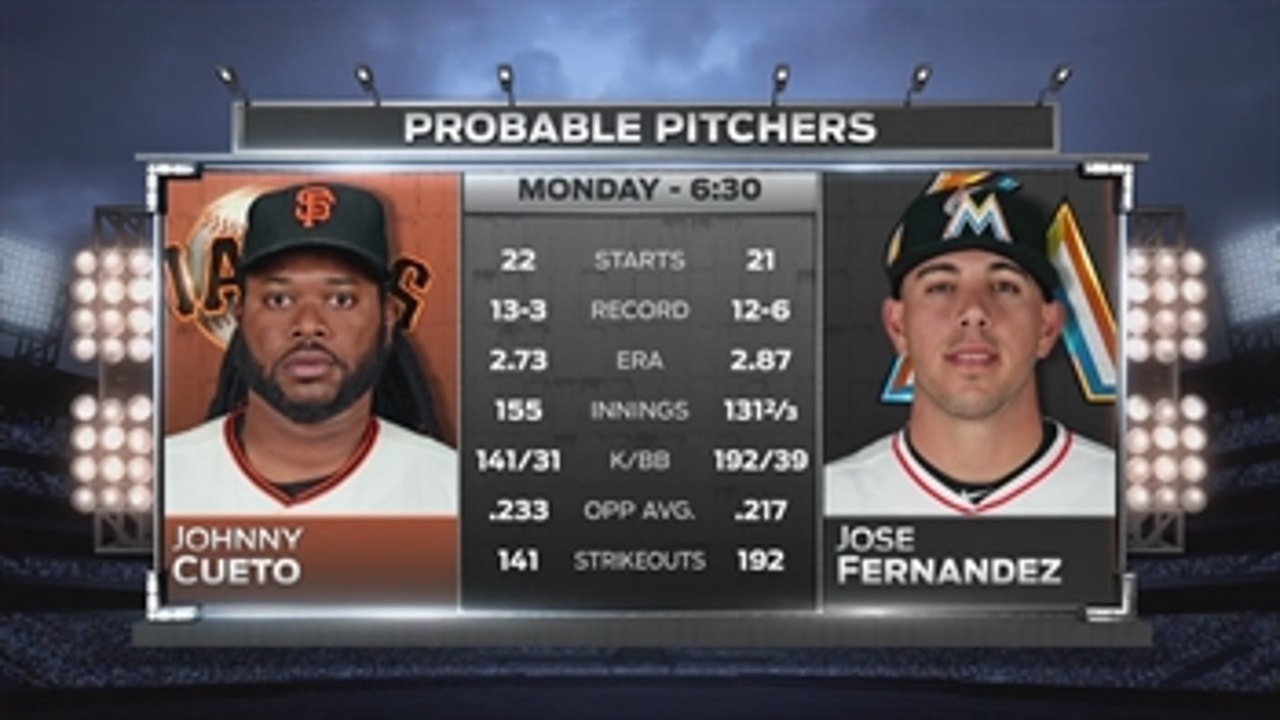 It's #JoseDay as Marlins return home to face Giants