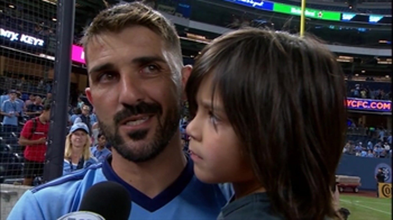 David Villa discusses how NYC FC came back to tie the New York Red Bulls