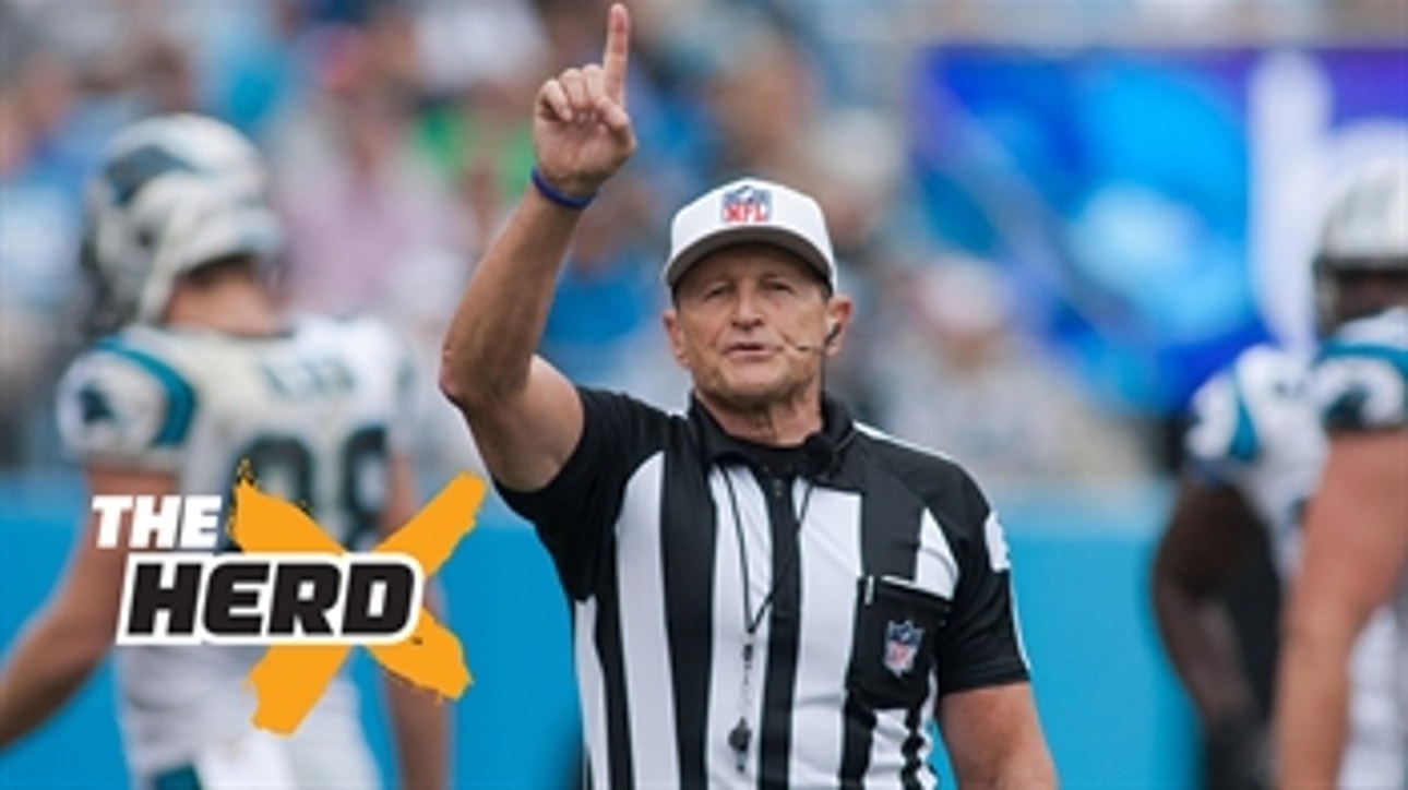 Ed Hochuli told Cam Newton he isn't 'old enough' to get calls  - 'The Herd'