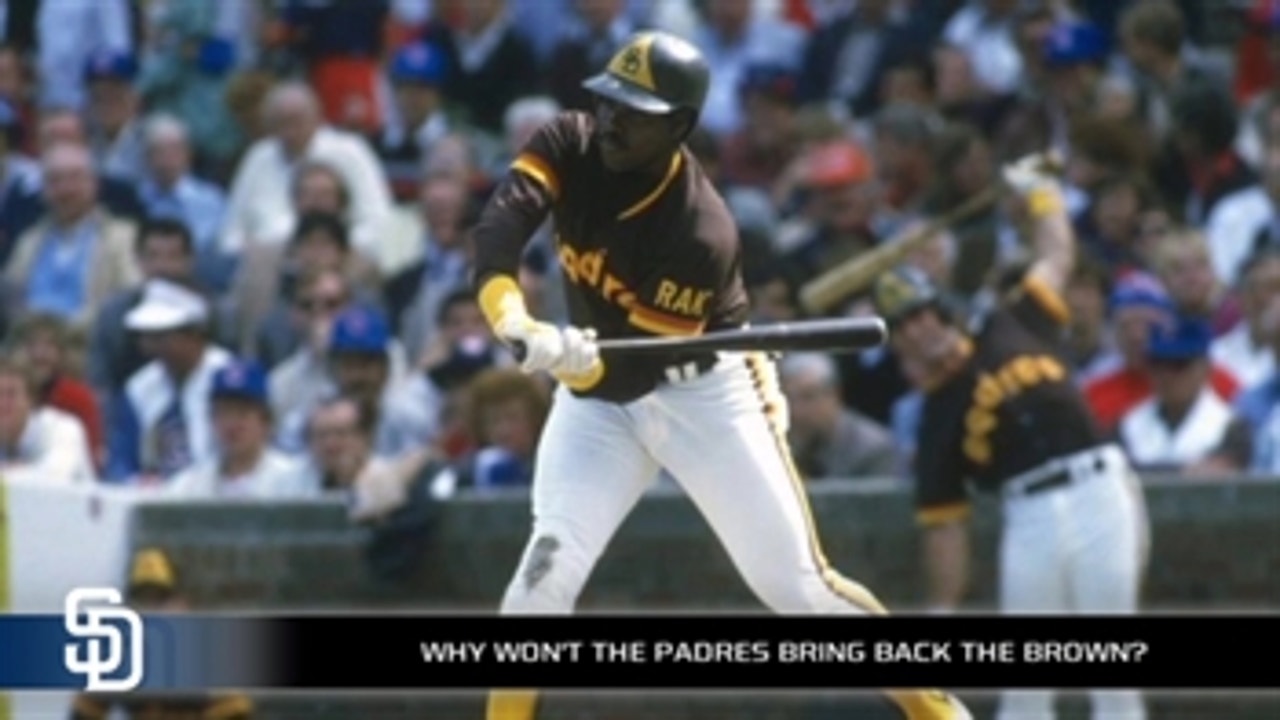 Why won't the Padres bring back the brown?