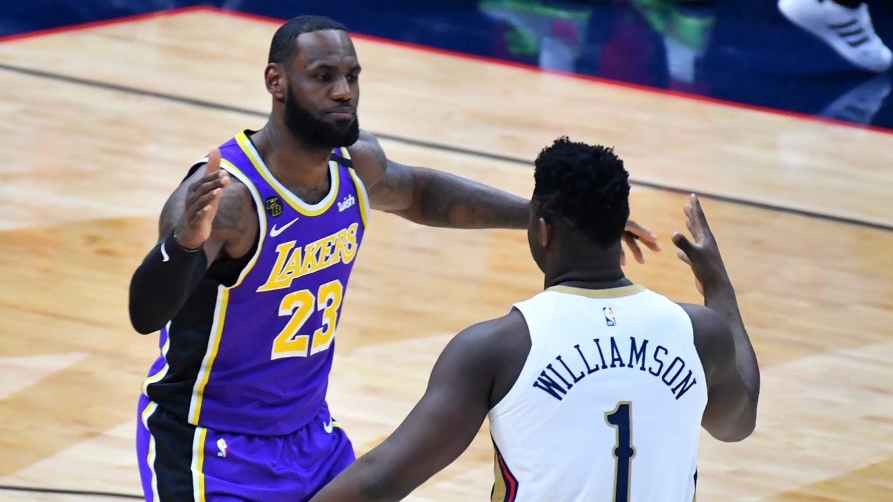 LeBron mentoring Zion isn t weakness talks Harden Giannis beef NBA SPEAK FOR YOURSELF